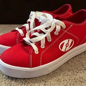 Heelys Men’s Size 8 Pro 20 HES10456 Red Roller Skate Shoes Lace Up Low Top VGUC